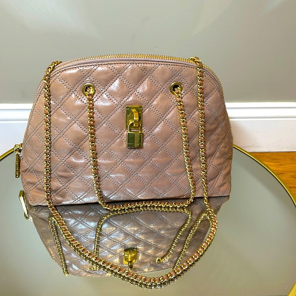 Marc Jacobs Padlock lock Chain leather quilted bag